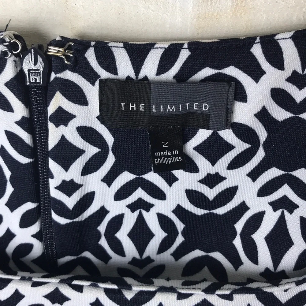 The Limited Printed Fit and Flare Dress Size 2 - Picture 3 of 5